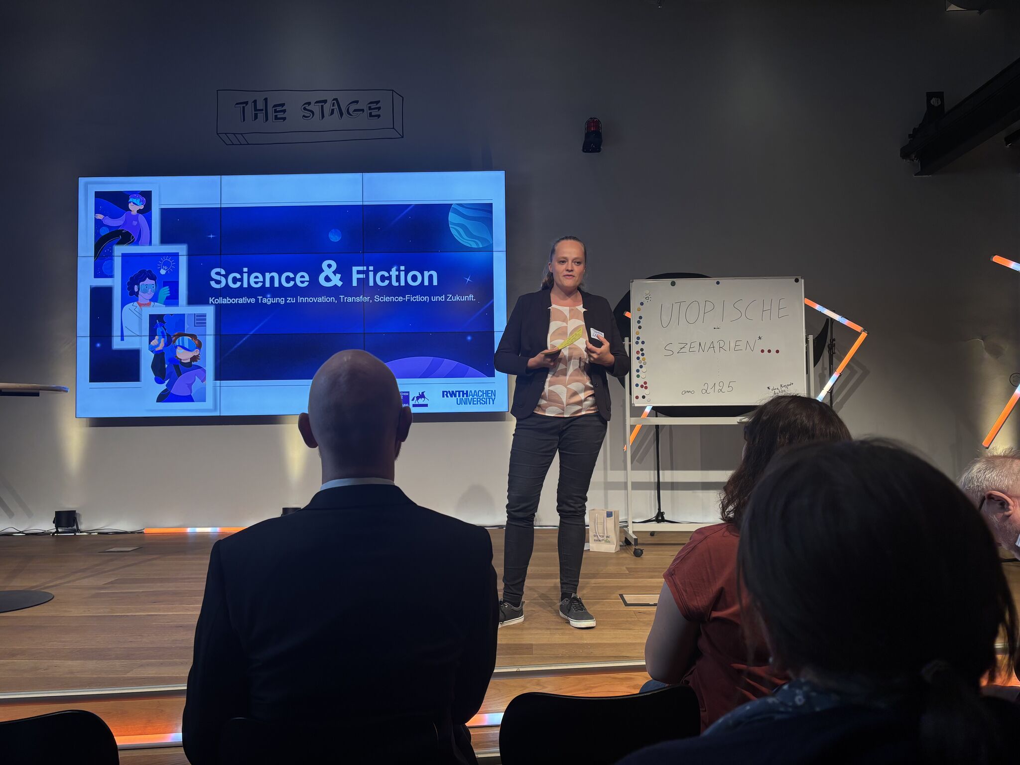 Nachlese zur kollaborativen Tagung „Science & Fiction“ der RWTH Aachen am 24.6.25 im Amplifier Berlin.